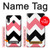 S1849 Pink Black Chevron Zigzag Case For Samsung Galaxy A20, Galaxy A30