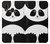 S2085 Panda Minimalist Case For Samsung Galaxy A20, Galaxy A30
