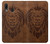 S2529 Leo Zodiac Tattoo Brown Graphic Print Case For Samsung Galaxy A20, Galaxy A30