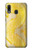 S2713 Yellow Snake Skin Graphic Printed Case For Samsung Galaxy A20, Galaxy A30