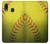 S3031 Yellow Softball Ball Case For Samsung Galaxy A20, Galaxy A30