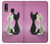 S1832 Love Cat Case For Samsung Galaxy A20e