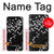 S2544 Japanese Kimono Style Black Flower Pattern Case For Samsung Galaxy A20e