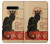 S2739 Chat Noir Black Cat Vintage Case For LG V60 ThinQ 5G