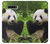 S1073 Panda Enjoy Eating Case For LG Stylo 6