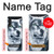 S0123 Grim White Wolf Case For LG Velvet