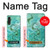 S2653 Dragon Green Turquoise Stone Graphic Case For LG Velvet