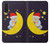 S2849 Cute Sleepy Owl Moon Night Case For LG Velvet