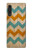 S3033 Vintage Wood Chevron Graphic Printed Case For LG Velvet