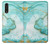S3399 Green Marble Graphic Print Case For LG Velvet
