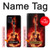 S0415 Fire Guitar Burn Case For Samsung Galaxy A21s