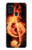 S0493 Music Note Burn Case For Samsung Galaxy A21s
