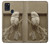 S1386 Paper Sculpture Owl Case For Samsung Galaxy A21s