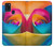 S1671 Rainbow Colorful Rose Case For Samsung Galaxy A21s