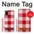 S3535 Red Gingham Case For Samsung Galaxy A21s