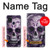 S3582 Purple Sugar Skull Case For Samsung Galaxy A21s
