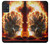 S0863 Hell Fire Skull Case For Samsung Galaxy A51 5G