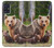 S3558 Bear Family Case For Samsung Galaxy A51 5G