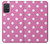 S2358 Pink Polka Dots Case For Samsung Galaxy A71 5G