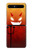 S2454 Red Cute Little Devil Cartoon Case For Samsung Galaxy Z Flip 5G