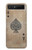 S2928 Vintage Spades Ace Card Case For Samsung Galaxy Z Flip 5G