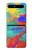S2942 Brush Stroke Painting Case For Samsung Galaxy Z Flip 5G