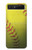 S3031 Yellow Softball Ball Case For Samsung Galaxy Z Flip 5G