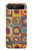 S3409 Squares Concentric Circles Case For Samsung Galaxy Z Flip 5G