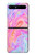 S3444 Digital Art Colorful Liquid Case For Samsung Galaxy Z Flip 5G