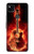 S0415 Fire Guitar Burn Case For Google Pixel 4a