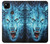 S0752 Blue Fire Grim Wolf Case For Google Pixel 4a