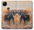 S1292 Dusty Elephant Egrets Case For Google Pixel 4a