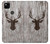 S2505 Reindeer Head Old Wood Texture Graphic Case For Google Pixel 4a