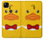 S2760 Yellow Duck Tuxedo Cartoon Case For Google Pixel 4a