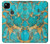 S2906 Aqua Turquoise Stone Case For Google Pixel 4a