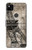 S3416 Eiffel Tower Blueprint Case For Google Pixel 4a