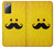 S1145 Yellow Mustache Sun Case For Samsung Galaxy Note 20
