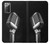 S1672 Retro Microphone Jazz Music Case For Samsung Galaxy Note 20