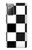 S2492 Black and White Check Case For Samsung Galaxy Note 20
