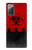 S2917 Biohazards Virus Red Alert Case For Samsung Galaxy Note 20