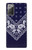S3357 Navy Blue Bandana Pattern Case For Samsung Galaxy Note 20