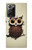 S0360 Coffee Owl Case For Samsung Galaxy Note 20 Ultra, Ultra 5G