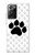 S2355 Paw Foot Print Case For Samsung Galaxy Note 20 Ultra, Ultra 5G