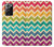 S2362 Rainbow Colorful Shavron Zig Zag Pattern Case For Samsung Galaxy Note 20 Ultra, Ultra 5G