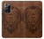 S2529 Leo Zodiac Tattoo Brown Graphic Print Case For Samsung Galaxy Note 20 Ultra, Ultra 5G