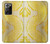 S2713 Yellow Snake Skin Graphic Printed Case For Samsung Galaxy Note 20 Ultra, Ultra 5G