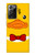 S2760 Yellow Duck Tuxedo Cartoon Case For Samsung Galaxy Note 20 Ultra, Ultra 5G