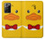 S2760 Yellow Duck Tuxedo Cartoon Case For Samsung Galaxy Note 20 Ultra, Ultra 5G