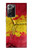 S3315 Spain Flag Vintage Football Graphic Case For Samsung Galaxy Note 20 Ultra, Ultra 5G