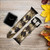 CA0134 Baby Raccoons Leather & Silicone Smart Watch Band Strap For Apple Watch iWatch